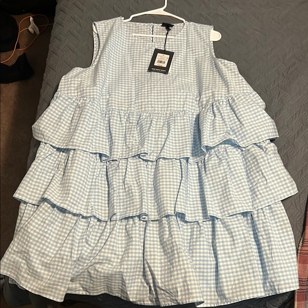Blue Gingham Dress